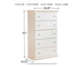 Bostwick Shoals Youth Chest of Drawers - De Avenue Furniture