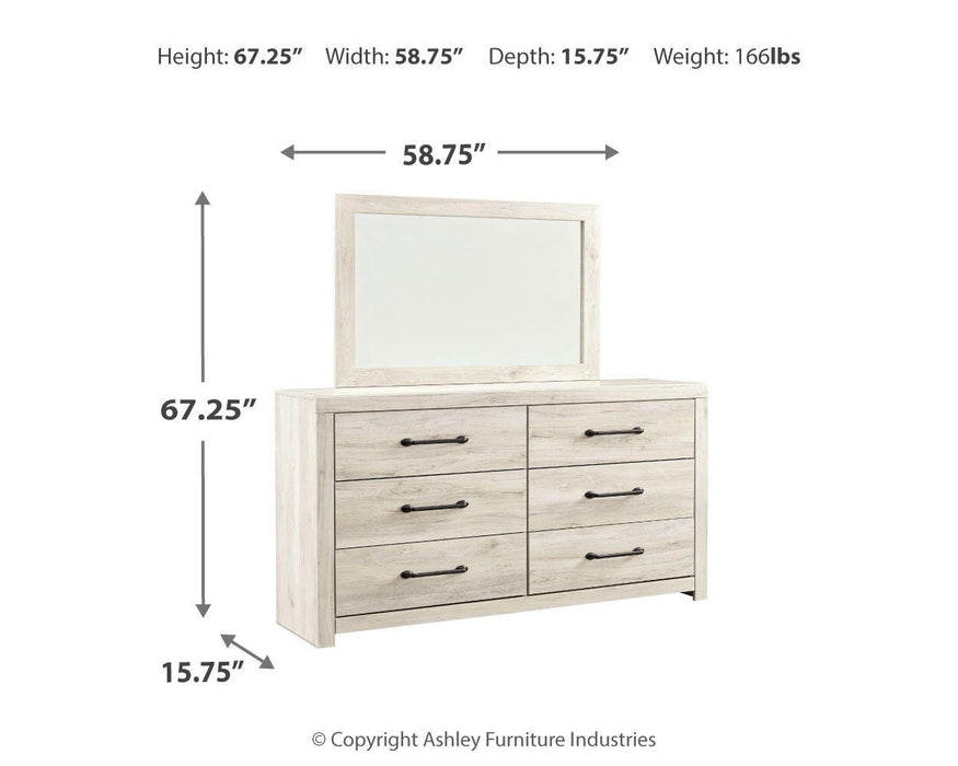 Cambeck Dresser and Mirror - De Avenue Furniture