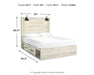 Cambeck Bed with 2 Storage Drawers - De Avenue Furniture