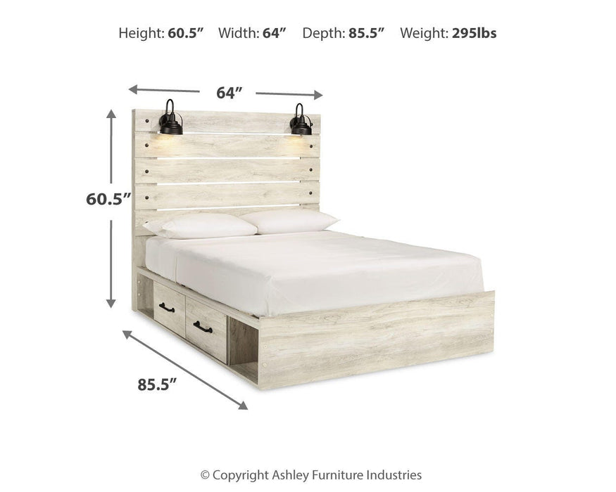 Cambeck Bed with 4 Storage Drawers - De Avenue Furniture
