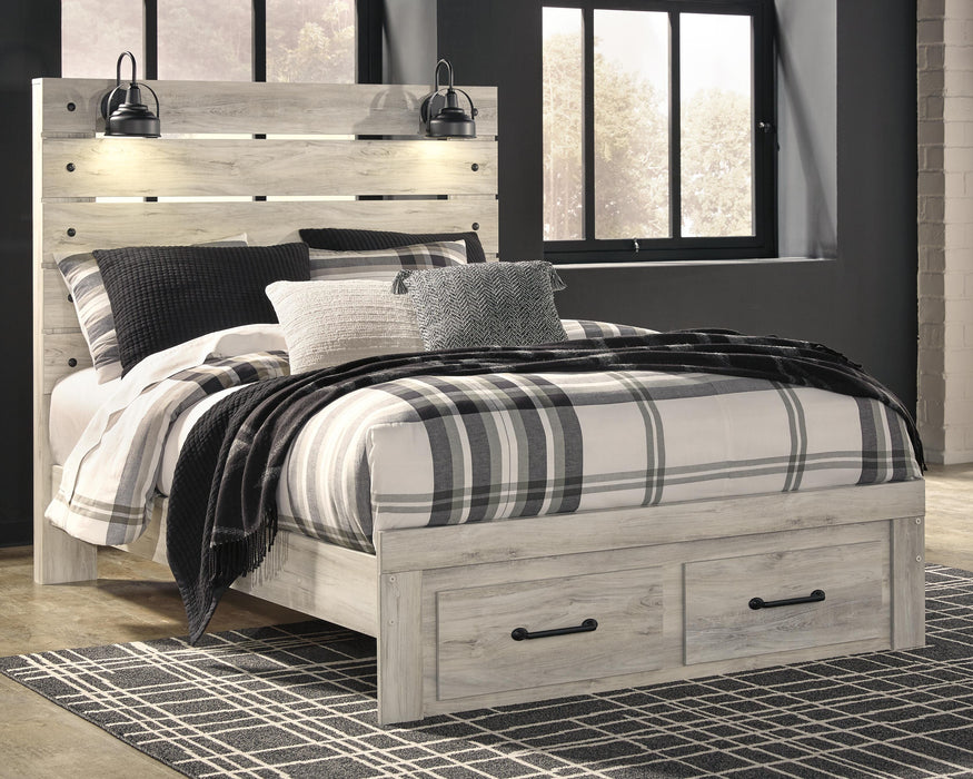Cambeck Bed with 2 Storage Drawers - De Avenue Furniture