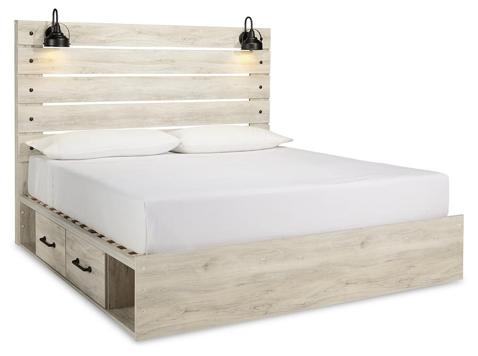 Cambeck Bed with 2 Storage Drawers - De Avenue Furniture