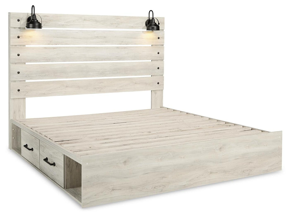 Cambeck Bed with 2 Storage Drawers - De Avenue Furniture
