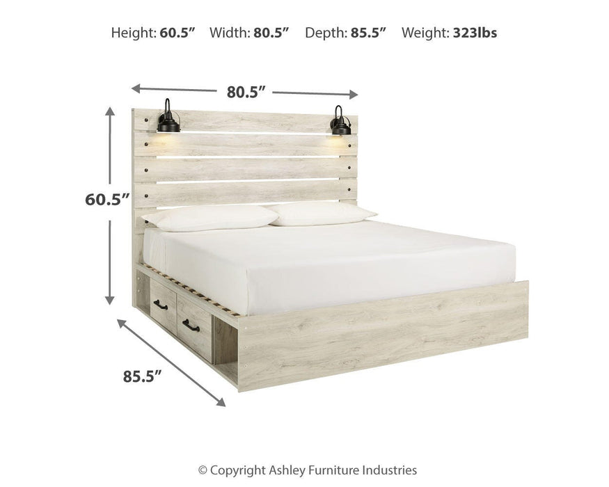Cambeck Bed with 4 Storage Drawers - De Avenue Furniture