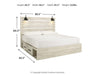 Cambeck Bed with 4 Storage Drawers - De Avenue Furniture