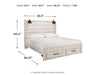 Cambeck Bed with 2 Storage Drawers - De Avenue Furniture