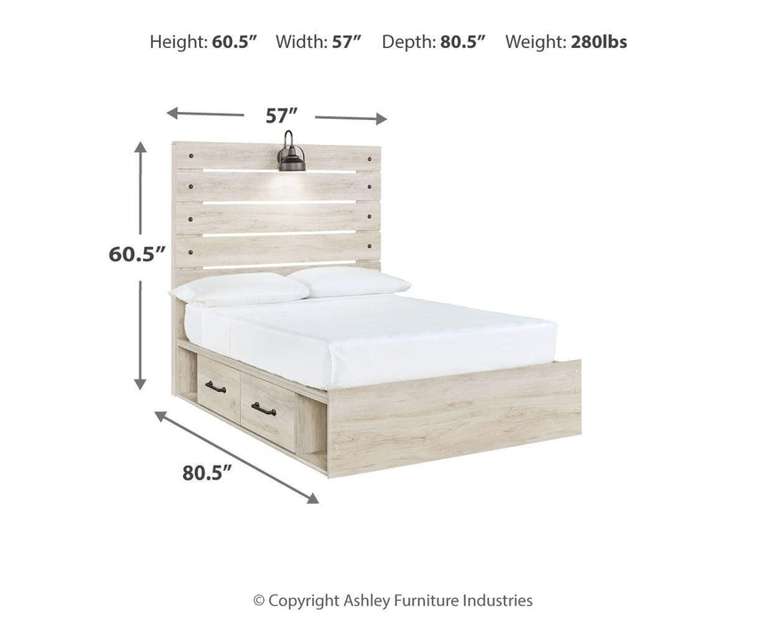 Cambeck Bed with 4 Storage Drawers - De Avenue Furniture
