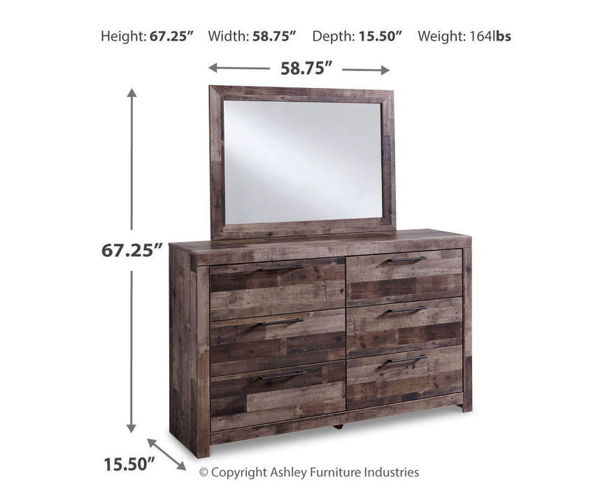 Derekson Dresser and Mirror - De Avenue Furniture