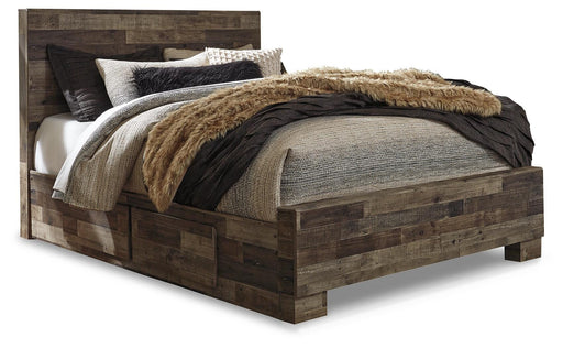 Derekson Bed with 2 Side Storage - De Avenue Furniture