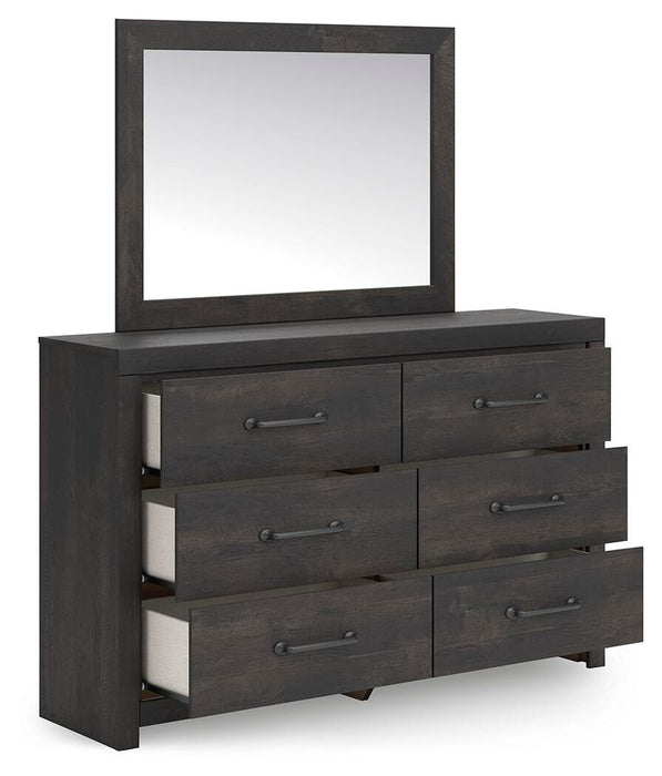 Hollivern Dresser and Mirror - De Avenue Furniture