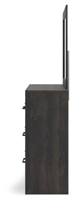 Hollivern Dresser and Mirror - De Avenue Furniture