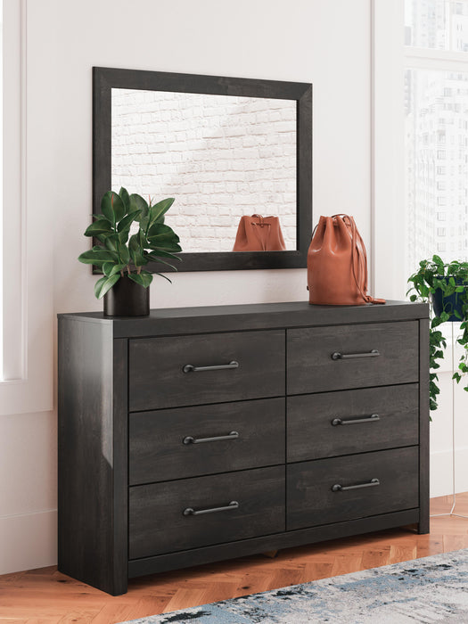 Hollivern Dresser and Mirror - De Avenue Furniture
