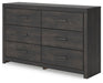 Hollivern Dresser and Mirror - De Avenue Furniture