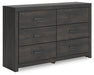 Hollivern Dresser and Mirror - De Avenue Furniture