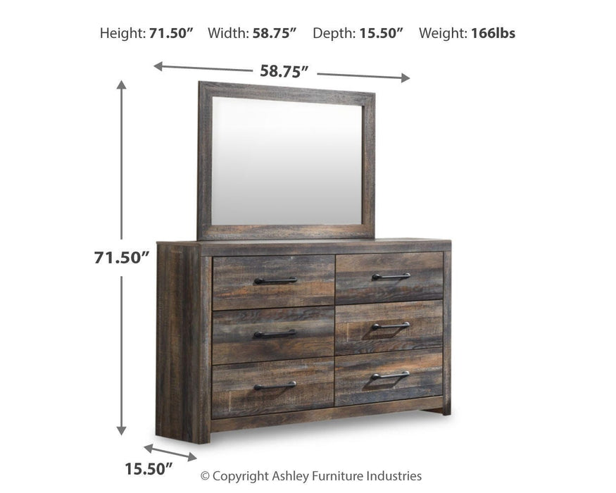 Drystan Dresser and Mirror - De Avenue Furniture