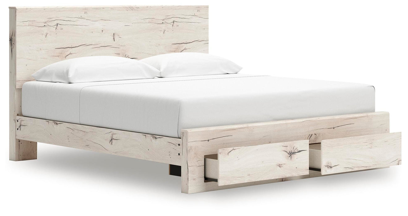 Lawroy Panel Storage Bed - De Avenue Furniture