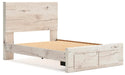 Lawroy Panel Storage Bed - De Avenue Furniture