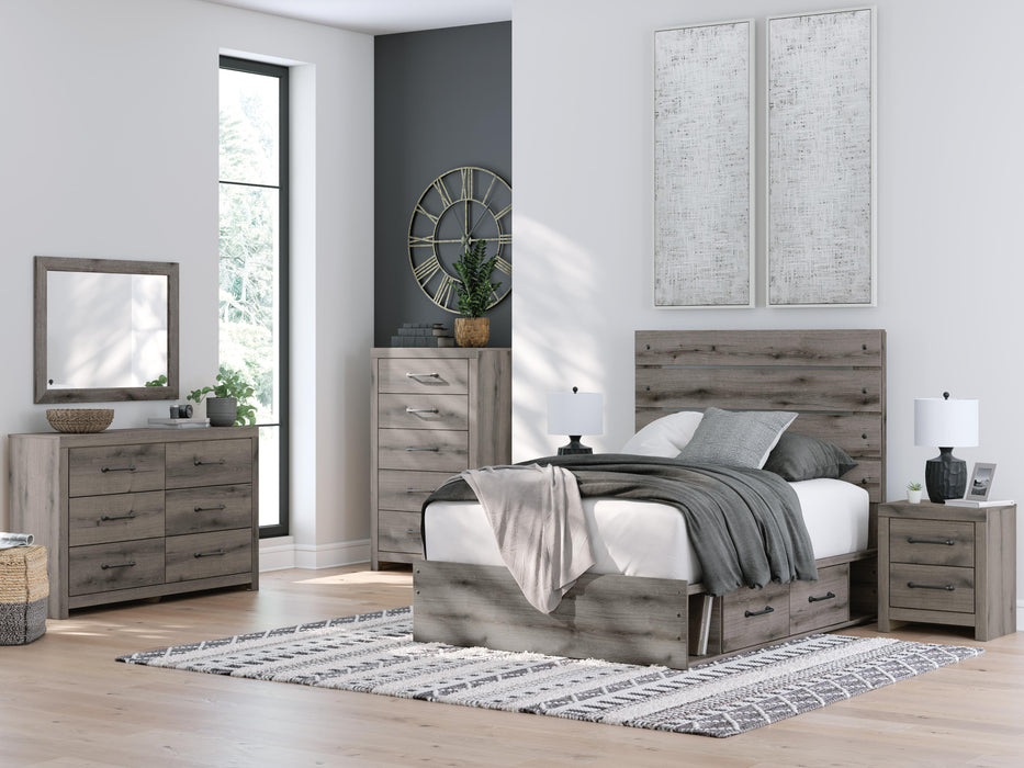 Graystorm Bed with Storage - De Avenue Furniture