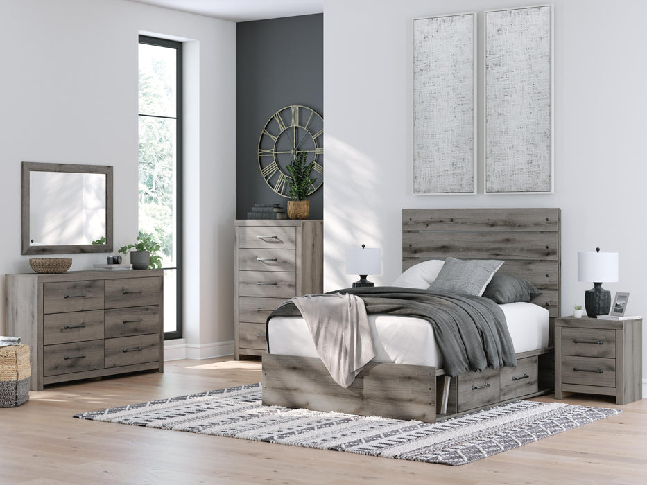 Graystorm Bed with Storage - De Avenue Furniture