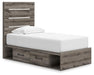 Graystorm Bed with Storage - De Avenue Furniture