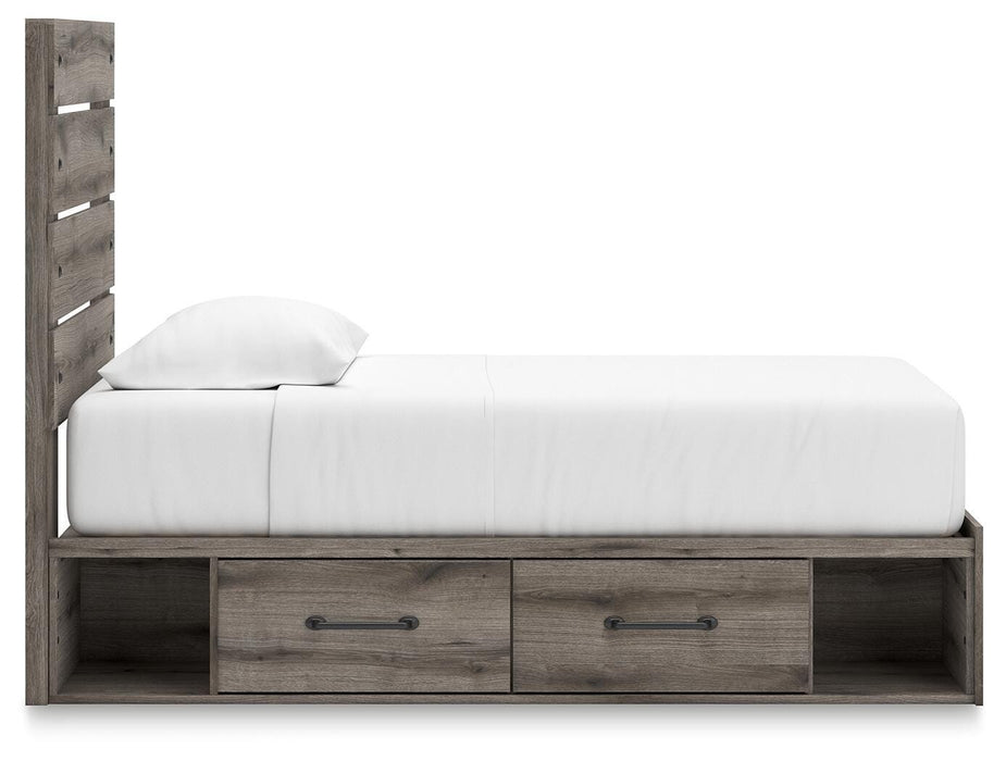 Graystorm Bed with Storage - De Avenue Furniture