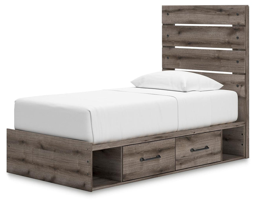 Graystorm Bed with Storage - De Avenue Furniture