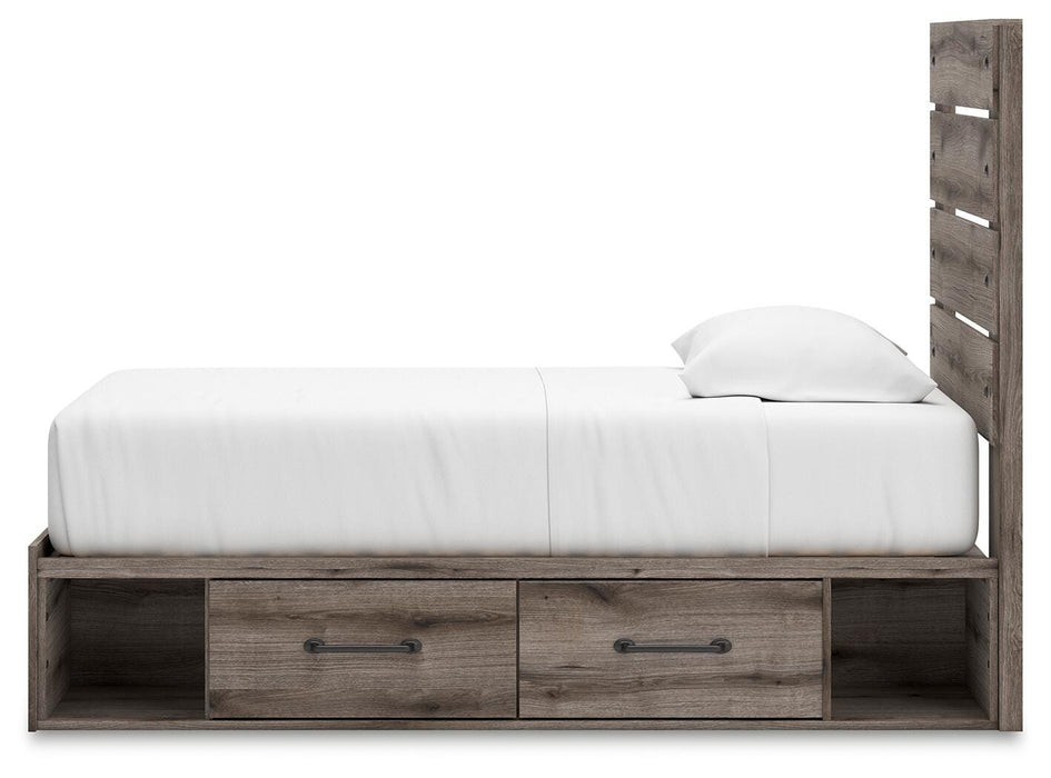 Graystorm Bed with Storage - De Avenue Furniture