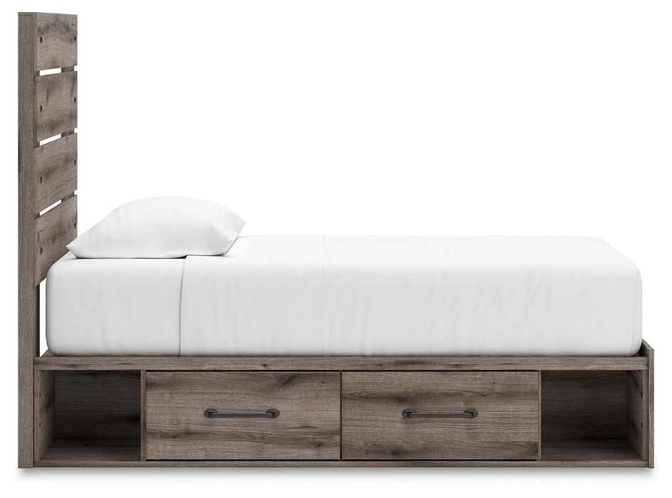 Graystorm Bed with Storage - De Avenue Furniture