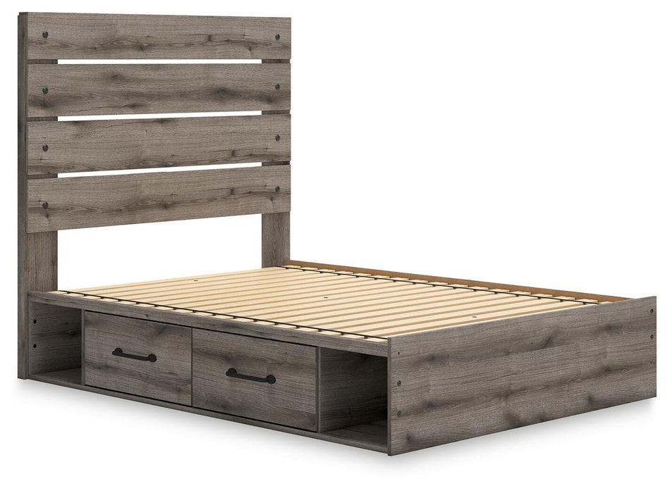 Graystorm Bed with Storage - De Avenue Furniture