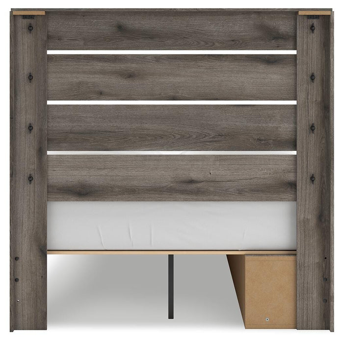 Graystorm Bed with Storage - De Avenue Furniture