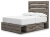 Graystorm Bed with Storage - De Avenue Furniture