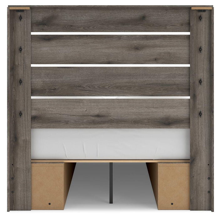 Graystorm Bed with Storage - De Avenue Furniture