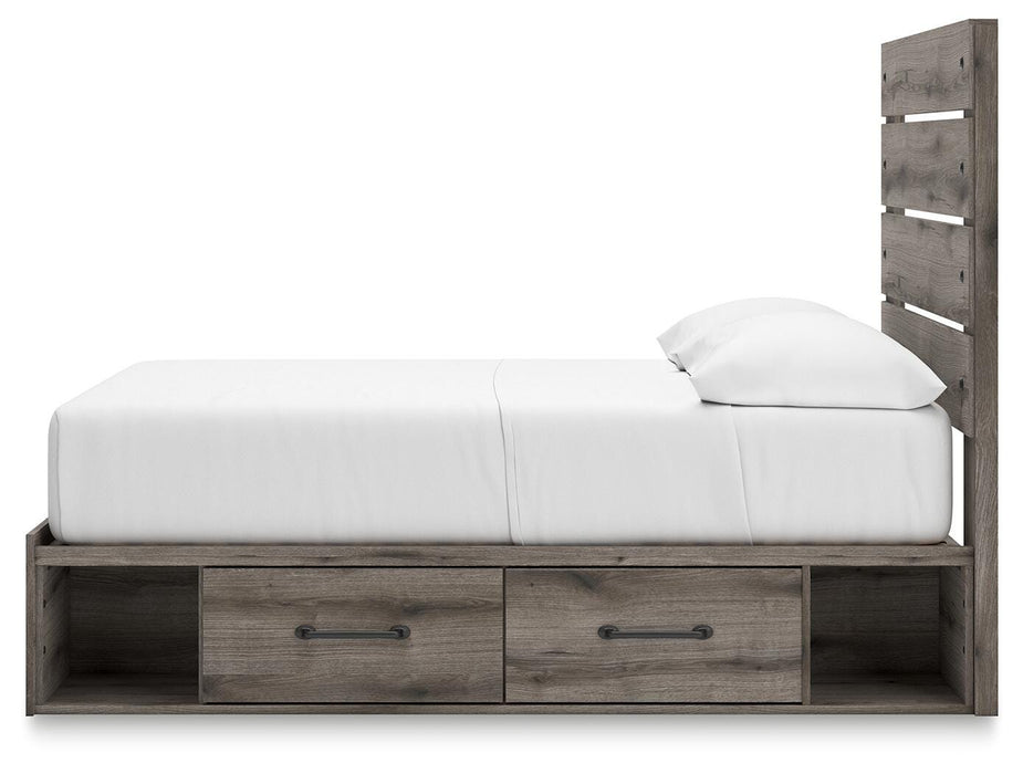 Graystorm Bed with Storage - De Avenue Furniture