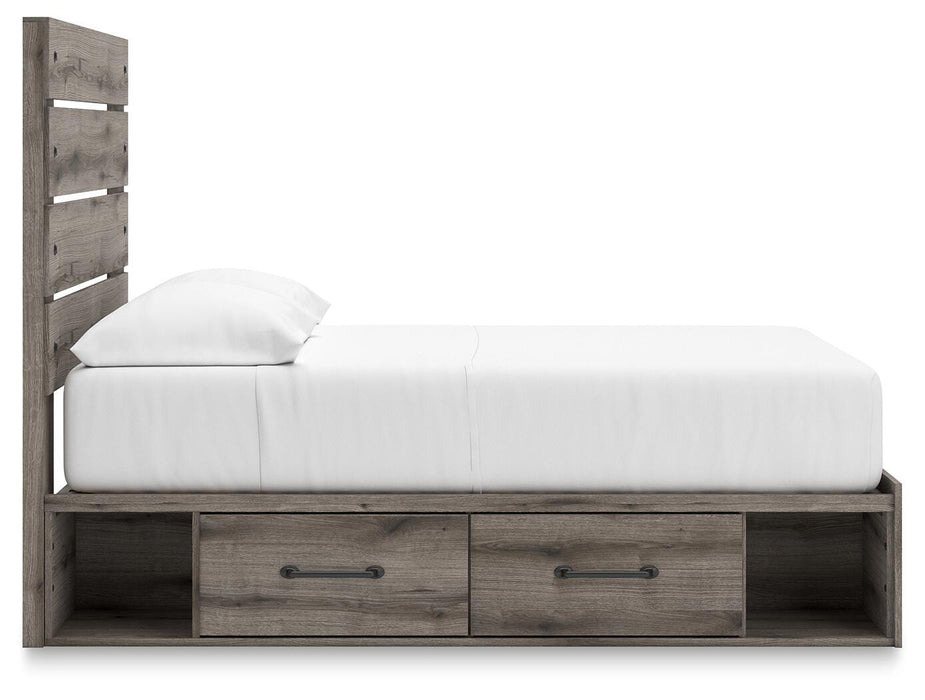 Graystorm Bed with Storage - De Avenue Furniture
