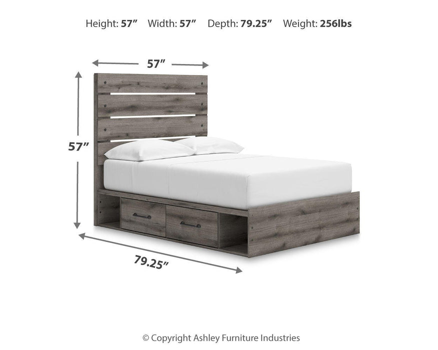 Graystorm Bed with Storage - De Avenue Furniture