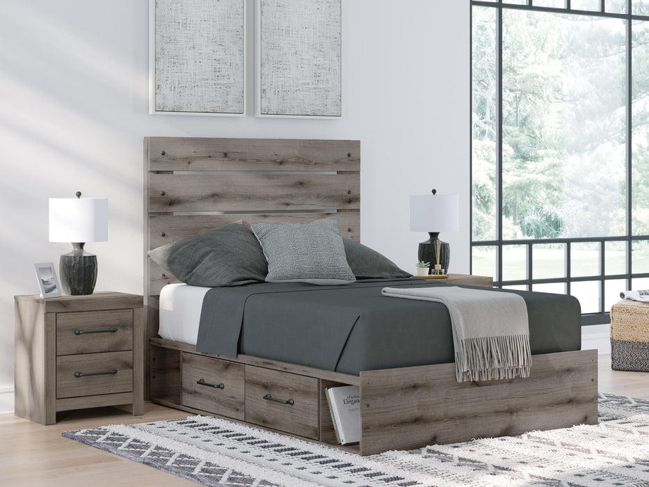 Graystorm Bed with Storage - De Avenue Furniture