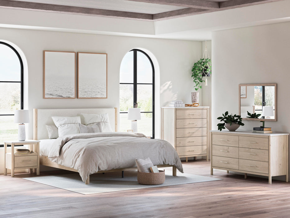 Cadmori Upholstered Bed - De Avenue Furniture