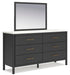 Cadmori Dresser and Mirror - De Avenue Furniture