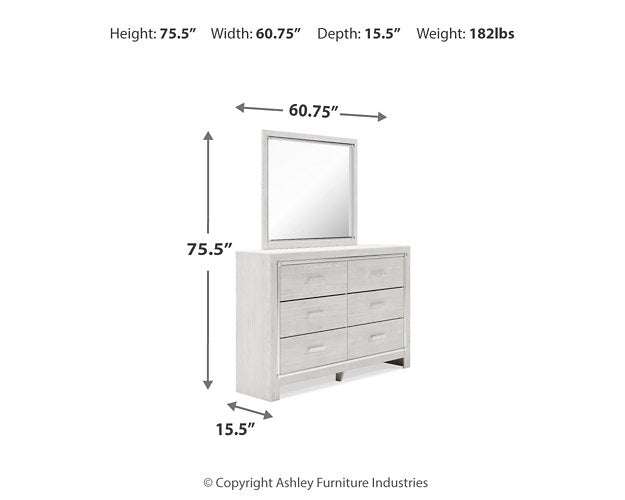 Altyra Dresser and Mirror - De Avenue Furniture