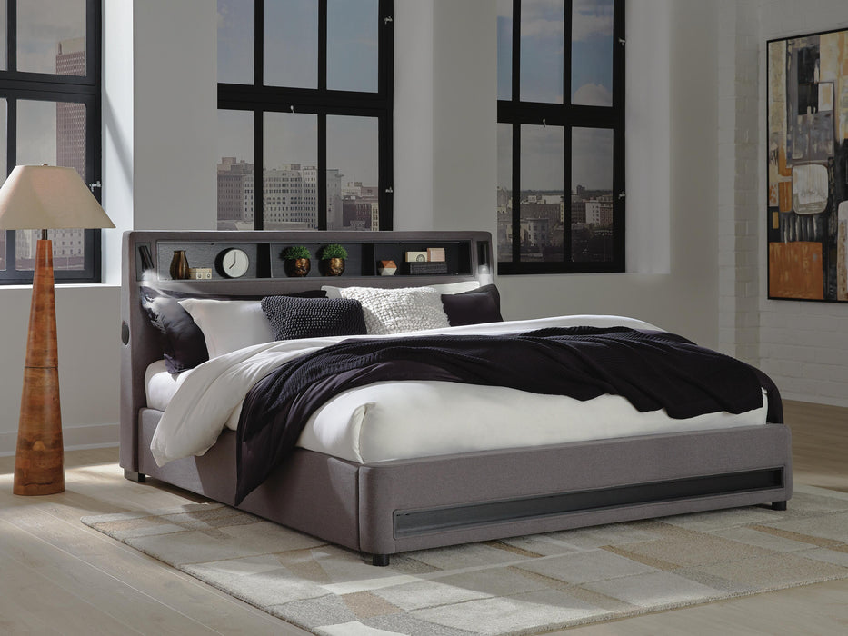 Verishaw Upholstered Bed - De Avenue Furniture