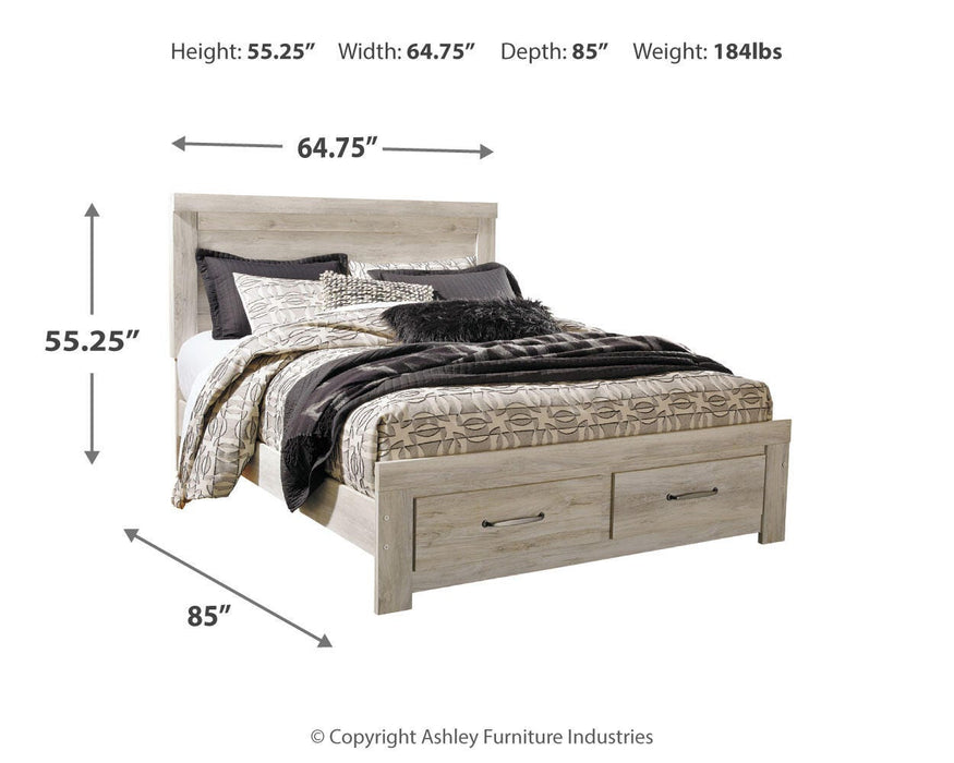 Bellaby Bed with 2 Storage Drawers - De Avenue Furniture