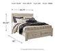 Bellaby Bed with 2 Storage Drawers - De Avenue Furniture