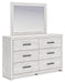 Cayboni Dresser and Mirror - De Avenue Furniture