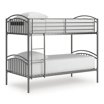 Lanceburg Bunk Bed with Ladder - De Avenue Furniture