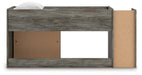 Frandern Loft Bed with Bookcase Storage - De Avenue Furniture