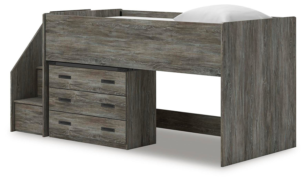 Frandern Loft Bed with Drawer Storage - De Avenue Furniture