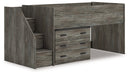 Frandern Loft Bed with Drawer Storage - De Avenue Furniture