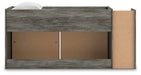Frandern Loft Bed with Bookcase and Drawer Storage - De Avenue Furniture