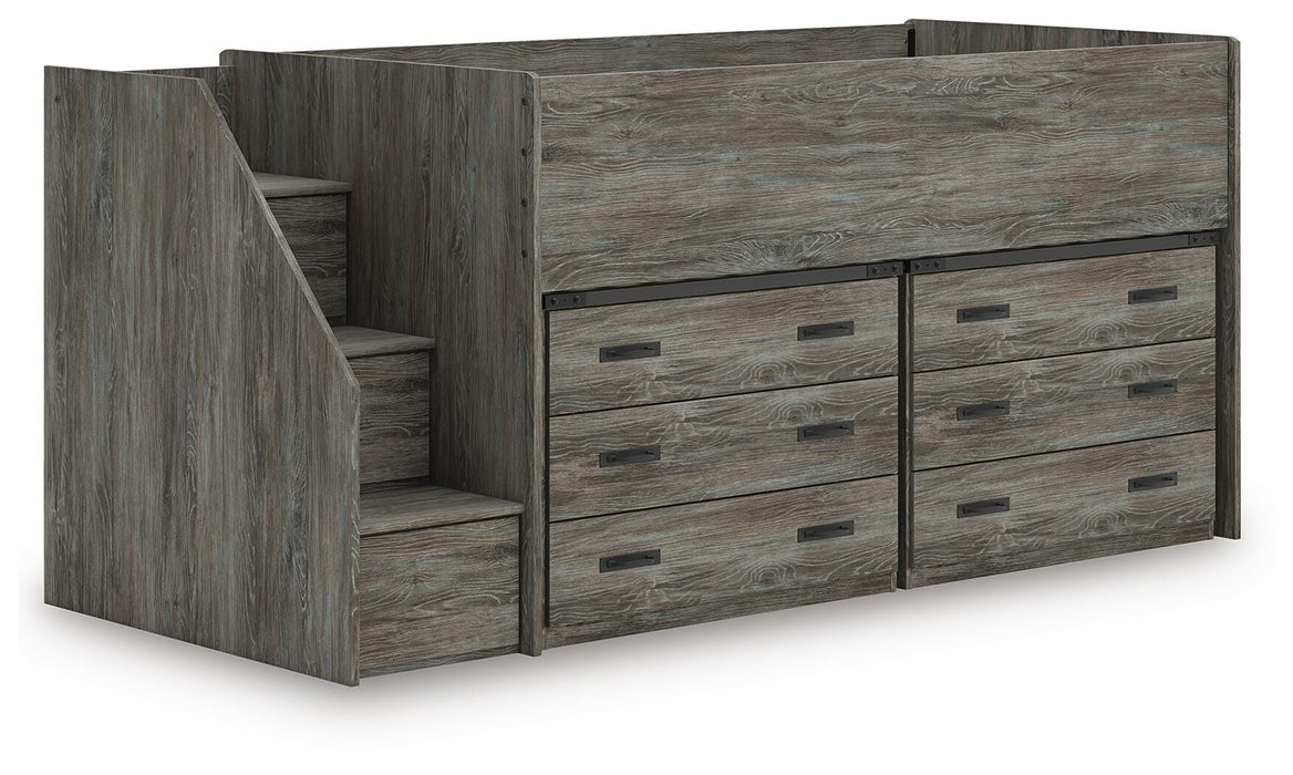 Frandern Loft Bed with Drawer Storage - De Avenue Furniture
