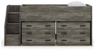 Frandern Loft Bed with Drawer Storage - De Avenue Furniture